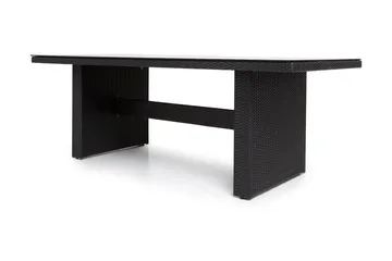 Majestic Spisegruppe 210+6 Thor Lyx Stoler - Svart - Hagemøbler & utemiljø - Hagegruppe - Spisegrupper hage