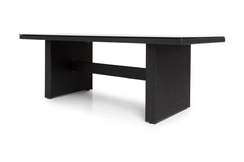 Majestic Spisegruppe 210+6 Thor Lyx Stoler - Svart - Hagemøbler & utemiljø - Hagegruppe - Spisegrupper hage