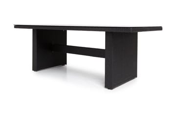 Majestic Spisegruppe 210+6 Thor Lyx Stoler - Svart - Hagemøbler & utemiljø - Hagegruppe - Spisegrupper hage