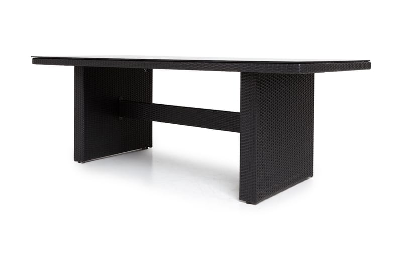 Majestic Spisegruppe 210+6 Thor Lyx Stoler - Svart - Hagemøbler & utemiljø - Hagegruppe - Spisegrupper hage