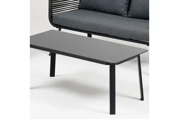 Malaga Soffgrup Svart - Hagemøbler & utemiljø - Loungemøbler - Loungegrupper