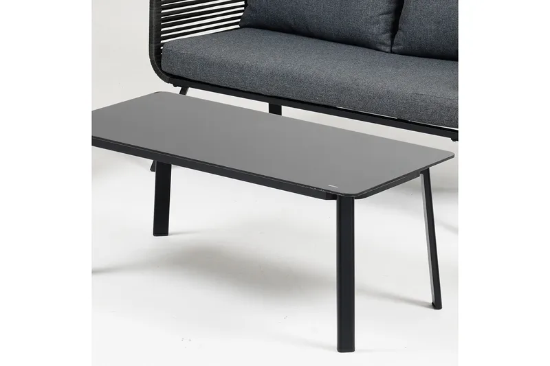 Malaga Soffgrup Svart - Hagemøbler & utemiljø - Loungemøbler - Loungegrupper