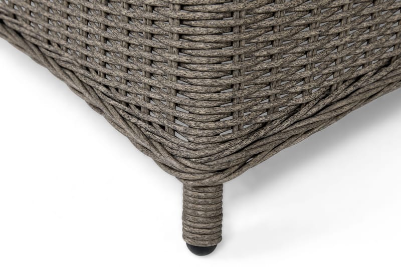 Marcus Spisegruppe 140 Rund + 6 Lenestoler m Pute - Grå - Hagemøbler & utemiljø - Hagegruppe - Spisegrupper hage