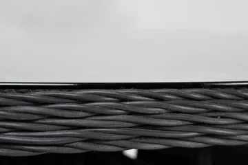 Marcus Spisegruppe 140 Rund + 6 Light Lenestoler m Pute - Svart - Hagemøbler & utemiljø - Hagegruppe - Spisegrupper hage