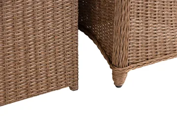 Marcus Spisegruppe 200 + 4 Light Lenestoler m Pute - Natur - Hagemøbler & utemiljø - Hagegruppe - Spisegrupper hage