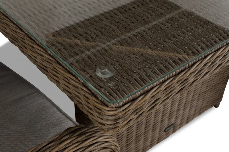 Marcus Spisegruppe 200 + 6 Lenestoler m Pute - Natur - Hagemøbler & utemiljø - Hagegruppe - Spisegrupper hage