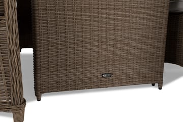 Marcus Spisegruppe 200 + 6 Lenestoler m Pute - Natur - Hagemøbler & utemiljø - Hagegruppe - Spisegrupper hage