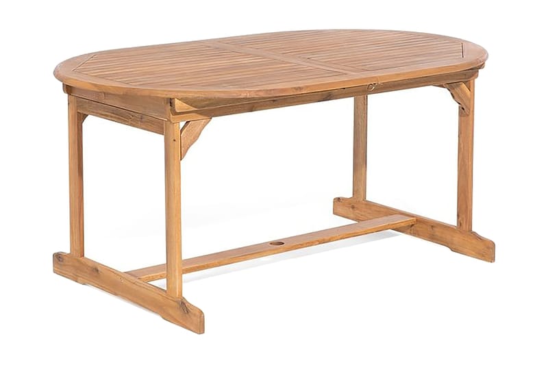 Maui Spisegruppe Med 8 Stoler - Tre / Natur - Hagemøbler & utemiljø - Hagegruppe - Spisegrupper hage