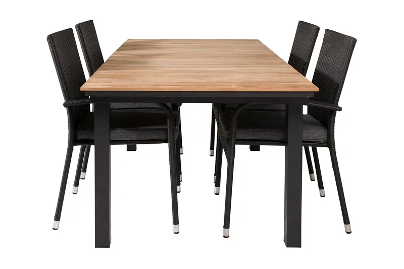 Mexico Forlengbar Spisegruppe 160-240cm + 4 Anna Stoler, Natur