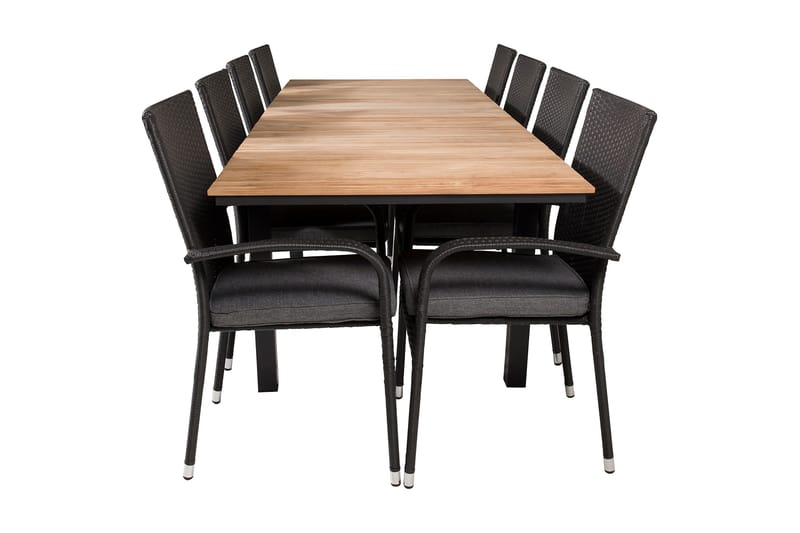 Mexico Forlengbar Spisegruppe 160-240cm + 8 Anna Stoler, Natur