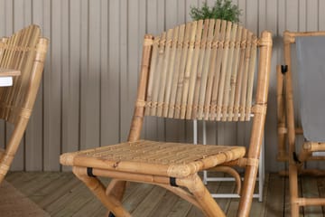 Mexico Forlengbar Spisegruppe 180cm + 8 Cane Stoler - Brun/Hvit - Hagemøbler & utemiljø - Hagegruppe - Spisegrupper hage