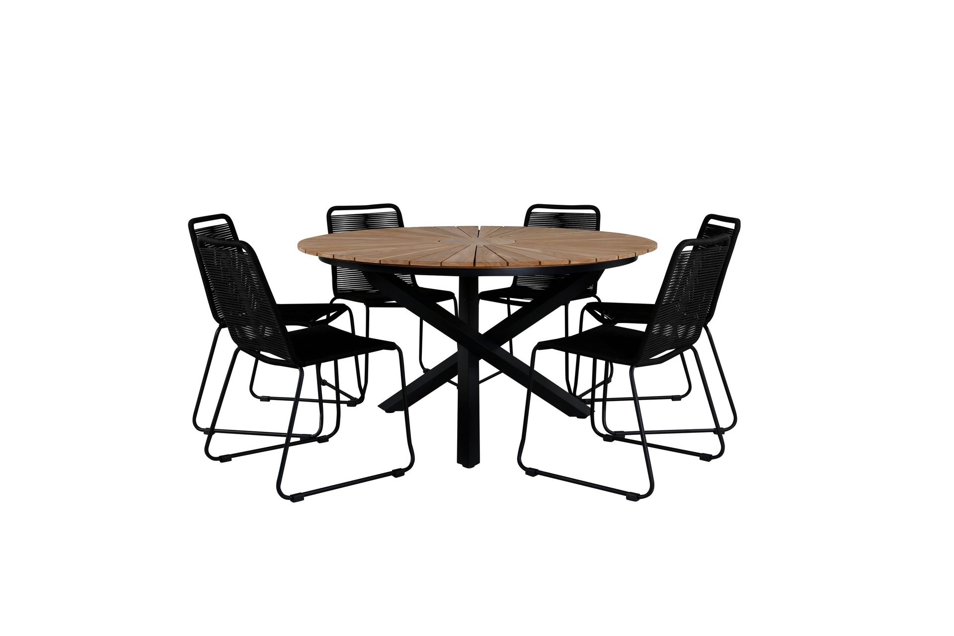 Stoler Stables Venture Home Mexico Spisegruppe Rund 140cm+6 Lindos Stablebare Stoler ...