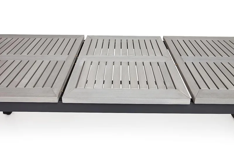 Monaco Spisegruppe 152-210+4 Posisjonsstoler Lyx - Svart - Hagemøbler & utemiljø - Hagegruppe - Spisegrupper hage