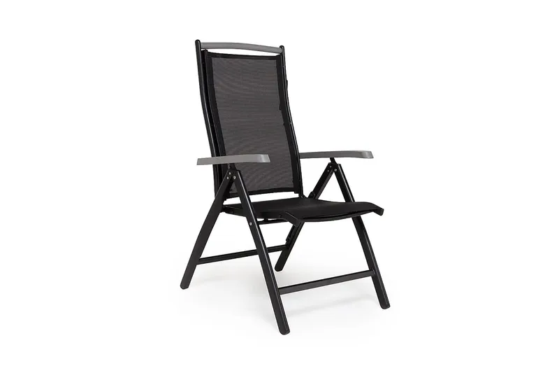 Monaco Spisegruppe 152-210+4 Posisjonsstoler Lyx - Svart - Hagemøbler & utemiljø - Hagegruppe - Spisegrupper hage