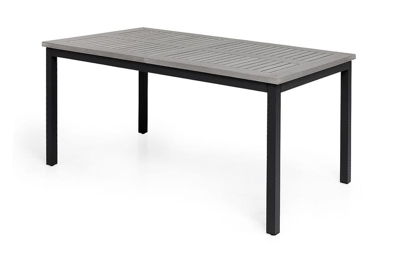 Monaco Spisegruppe 152-210+6 Jenny Regulerbare Stoler - Svart/Grå - Hagemøbler & utemiljø - Hagegruppe - Spisegrupper hage