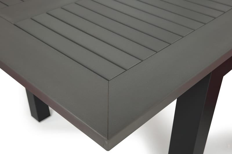 Monaco Spisegruppe 152-210+6 Posisjonsstoler - Svart - Hagemøbler & utemiljø - Hagegruppe - Spisegrupper hage