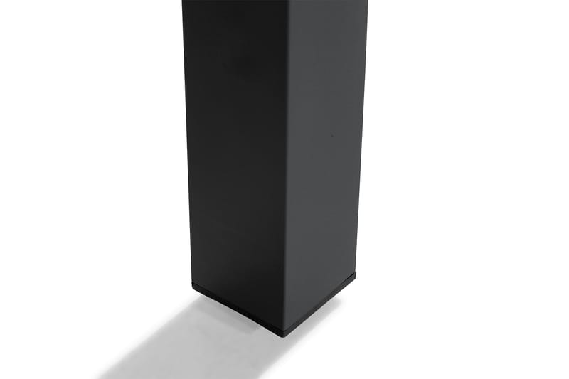 Monaco Spisegruppe 152-210x90 + 4 Tunis Stablestol - Svart - Hagemøbler & utemiljø - Hagegruppe - Spisegrupper hage