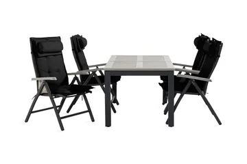 Svarta Dynor med nackkudde - Svart,Grey