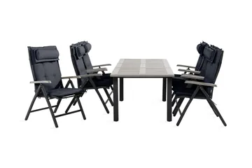 Grå Dynor med nackkudde - Svart,Grey