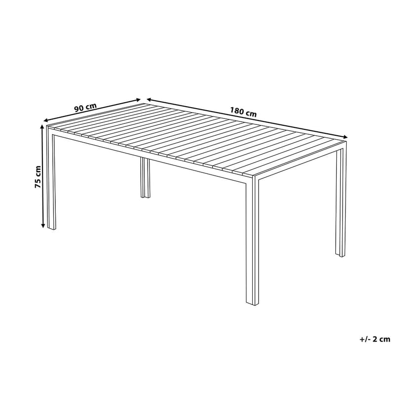 Nardo Spisegruppe - Tre / Natur - Hagemøbler & utemiljø - Hagegruppe - Spisegrupper hage