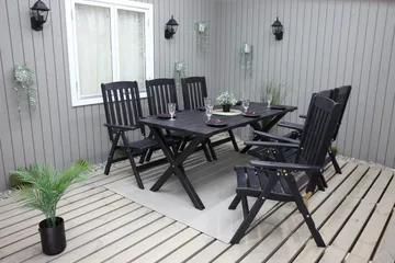 Oliver Spisegruppe - Mocca - Hagemøbler & utemiljø - Hagegruppe - Spisegrupper hage