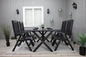 Oliver Spisegruppe - Mocca - Hagemøbler & utemiljø - Hagegruppe - Spisegrupper hage