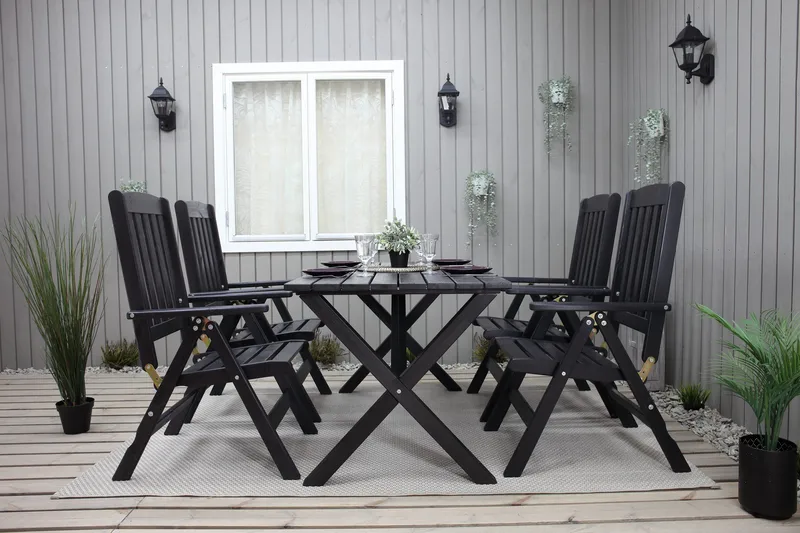 Oliver Spisegruppe - Mocca - Hagemøbler & utemiljø - Hagegruppe - Spisegrupper hage