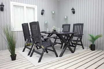 Oliver Spisegruppe - Mocca - Hagemøbler & utemiljø - Hagegruppe - Spisegrupper hage