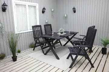 Oliver Spisegruppe - Mocca - Hagemøbler & utemiljø - Hagegruppe - Spisegrupper hage