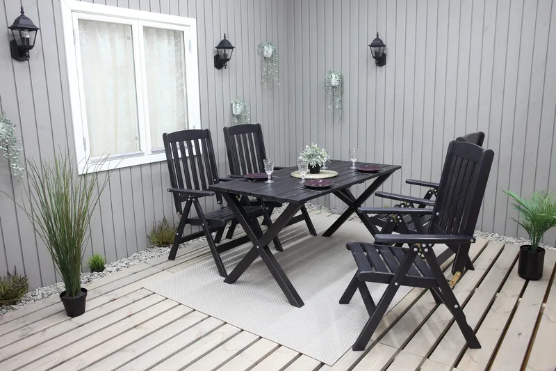 Oliver Spisegruppe - Mocca - Hagemøbler & utemiljø - Hagegruppe - Spisegrupper hage