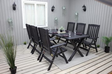 Oliver Spisegruppe - Mocca - Hagemøbler & utemiljø - Hagegruppe - Spisegrupper hage