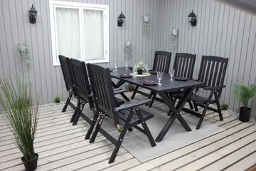 Oliver Spisegruppe - Mocca - Hagemøbler & utemiljø - Hagegruppe - Spisegrupper hage