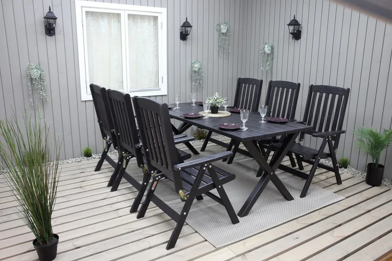 Oliver Spisegruppe - Mocca - Hagemøbler & utemiljø - Hagegruppe - Spisegrupper hage