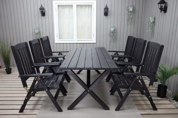 Oliver Spisegruppe - Mocca - Hagemøbler & utemiljø - Hagegruppe - Spisegrupper hage
