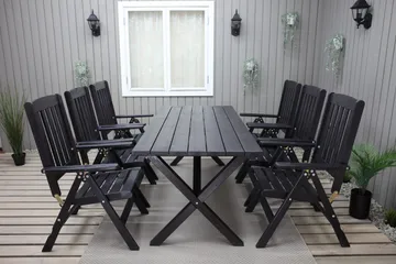 Oliver Spisegruppe - Mocca - Hagemøbler & utemiljø - Hagegruppe - Spisegrupper hage