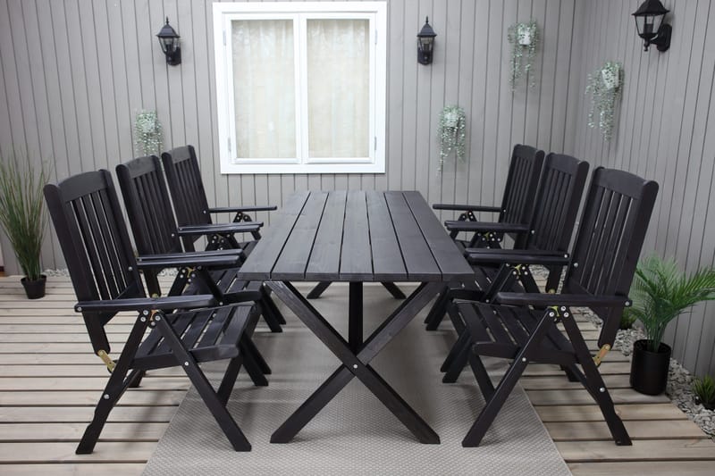 Oliver Spisegruppe - Mocca - Hagemøbler & utemiljø - Hagegruppe - Spisegrupper hage