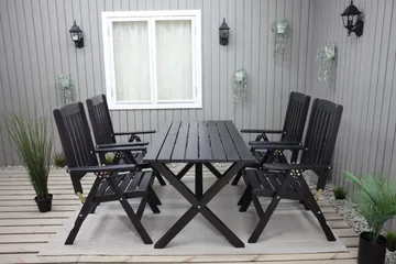 Oliver Spisegruppe - Mocca - Hagemøbler & utemiljø - Hagegruppe - Spisegrupper hage