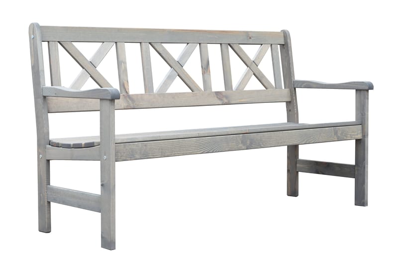 Olivo Spisegruppe + 2 Stoler + Benk - Grå - Hagemøbler & utemiljø - Hagegruppe - Spisegrupper hage