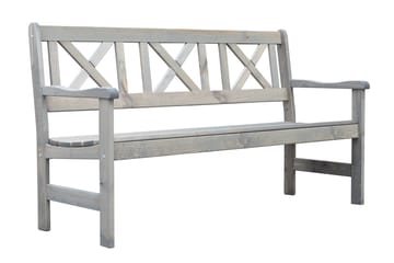 Olivo Spisegruppe + 2 Stoler + Benk - Grå - Hagemøbler & utemiljø - Hagegruppe - Spisegrupper hage