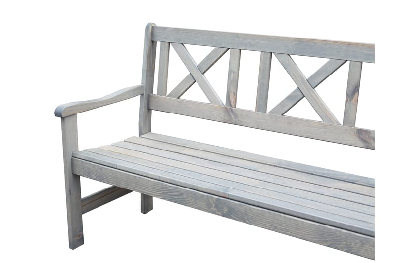 Olivo Spisegruppe + 2 Stoler + Benk - Grå - Hagemøbler & utemiljø - Hagegruppe - Spisegrupper hage