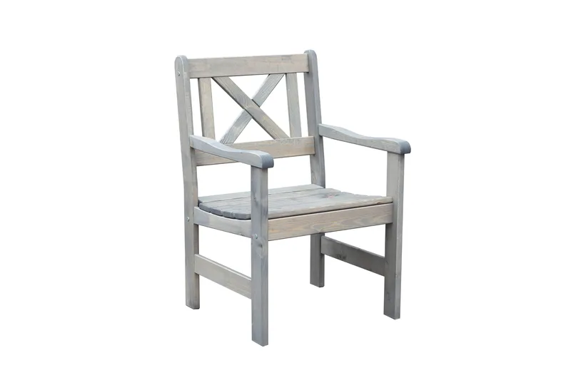 Olivo Spisegruppe + 2 Stoler + Benk - Grå - Hagemøbler & utemiljø - Hagegruppe - Spisegrupper hage