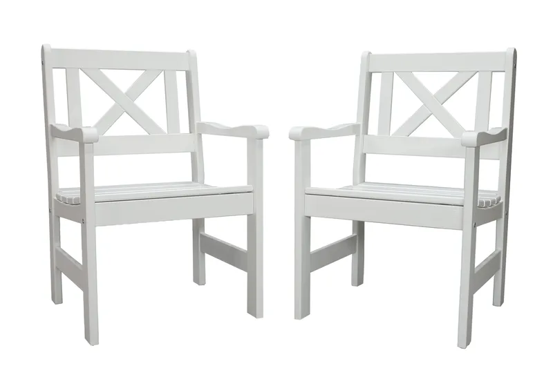 Olivo Spisegruppe - Hvit - Hagemøbler & utemiljø - Hagegruppe - Spisegrupper hage