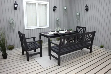 Olivo Spisegruppe - Kaffesvart - Hagemøbler & utemiljø - Hagegruppe - Spisegrupper hage