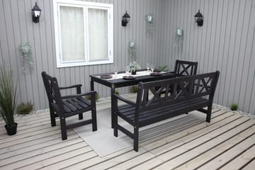Olivo Spisegruppe - Kaffesvart - Hagemøbler & utemiljø - Hagegruppe - Spisegrupper hage