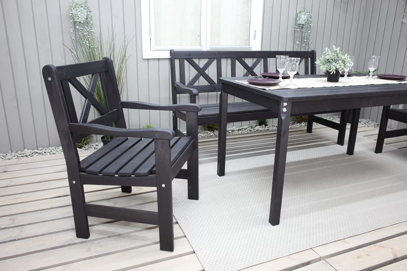 Olivo Spisegruppe - Kaffesvart - Hagemøbler & utemiljø - Hagegruppe - Spisegrupper hage