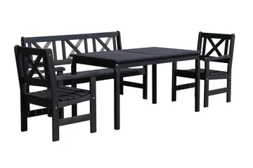 Olivo Spisegruppe - Kaffesvart - Hagemøbler & utemiljø - Hagegruppe - Spisegrupper hage