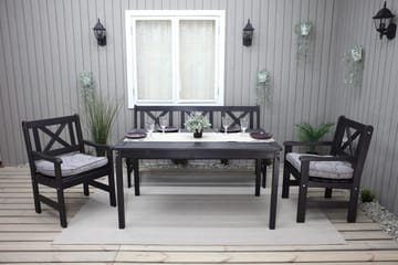 Olivo Spisegruppe - Kaffesvart - Hagemøbler & utemiljø - Hagegruppe - Spisegrupper hage