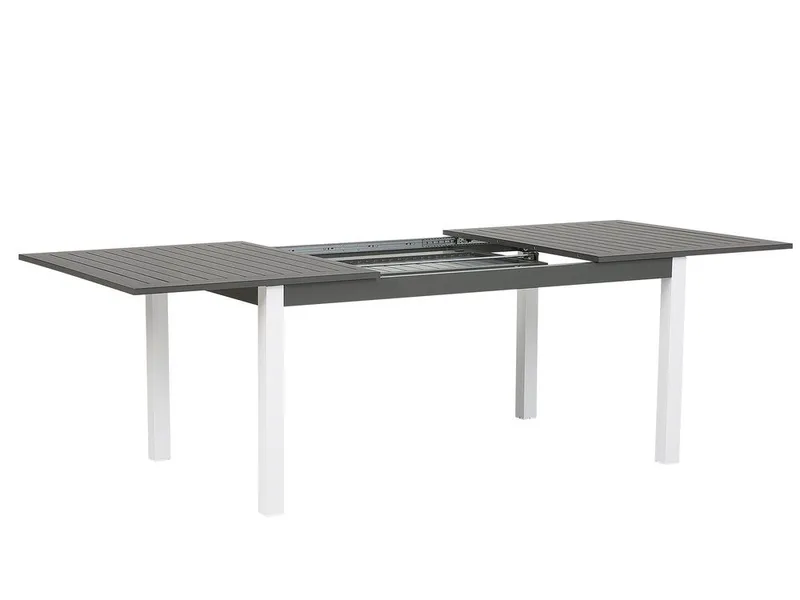 Pancole Hagegruppe Med Bord + 8 Stoler - Grå - Hagemøbler & utemiljø - Hagegruppe - Spisegrupper hage