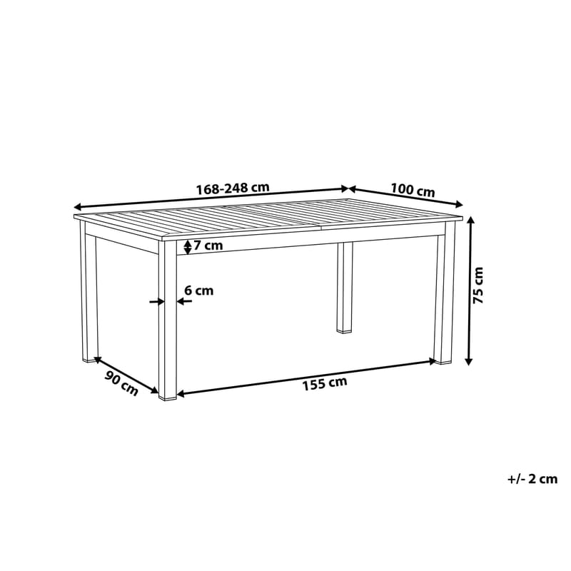 Pancole Hagegruppe Med Bord + 8 Stoler - Grå - Hagemøbler & utemiljø - Hagegruppe - Spisegrupper hage