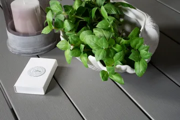 Parma Spisegruppe Rund Ø140cm + 4 Copacabana Stoler - Svart/Grå - Hagemøbler & utemiljø - Hagegruppe - Spisegrupper hage